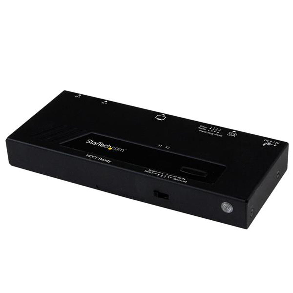 2 Port HDMI Switch w/ Automatic Priority 2 Port HDMI Switch w/ Automatic Priority